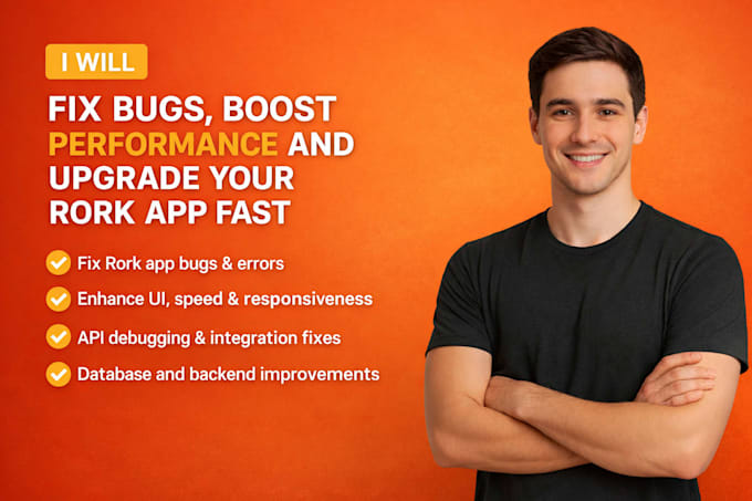 fix bugs, optimize performance, and upgrade your rork app professionally