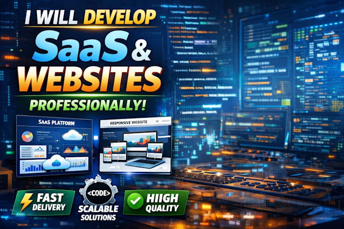 develop scalable saas applications and full stack websites
