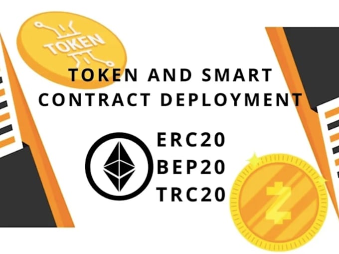 create token presale dapp, smart contract, erc20 bep20  trc20 token, solidity