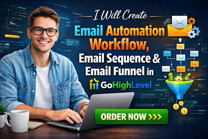 create email automation workflow email sequence email funnel gohighlevel