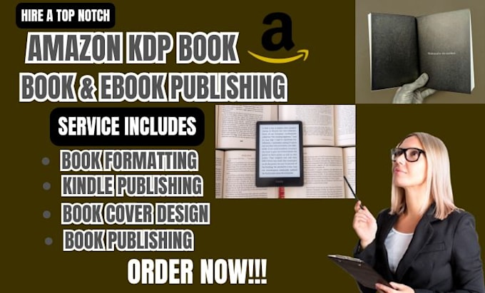 professionally publish, format, and optimize your book for KDP
