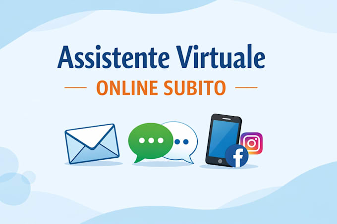 assistente virtuale italiana gestione mail chat social