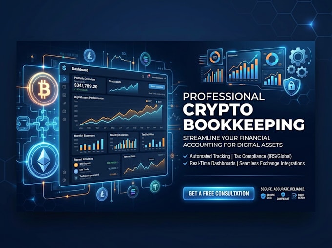 professional crypto bookkeeping to simplify your finances