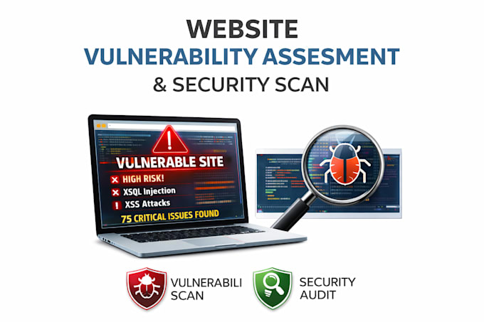 perform vulnerability assessment and security scan on your website