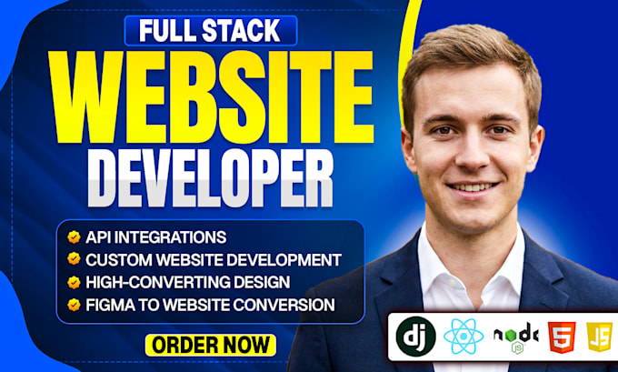 build custom ai website and app, full stack developer, front end developer