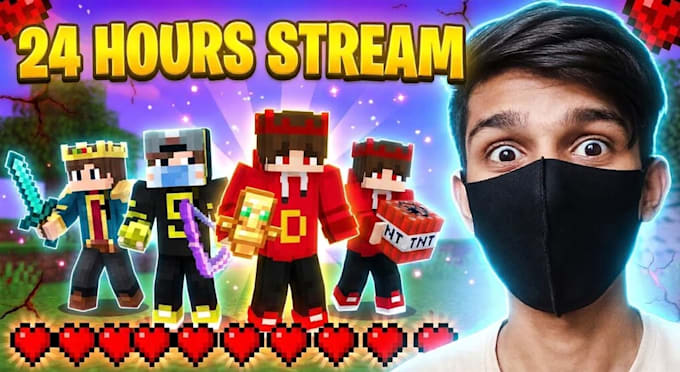 create eye catching minecraft thumbnail for youtube videos