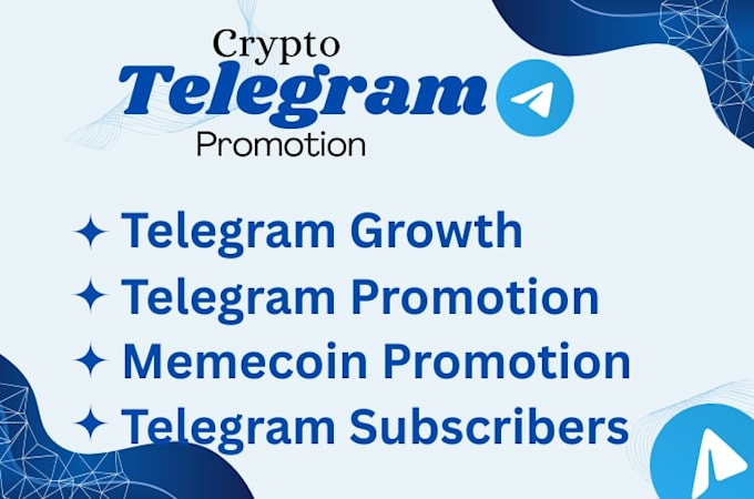 grow crypto telegram promotion, crypto telegram marketing, telegram subscribers
