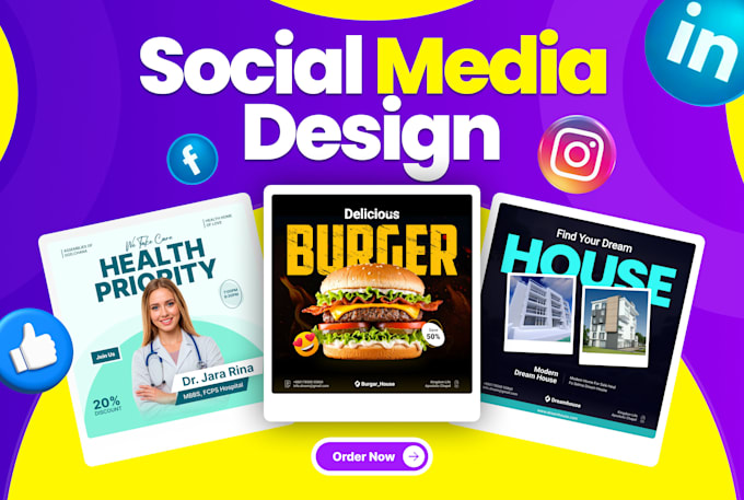 do social media advertising, facebook ads post, instagram post, carousel design
