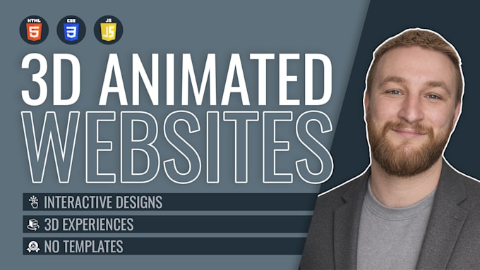Create a modern website with interactive 3d elements by Webin3d | Fiverr