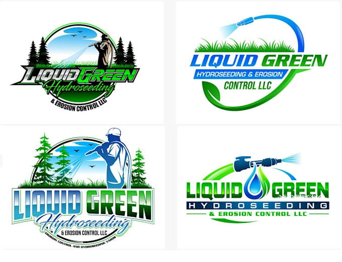do professional and creative green logo design