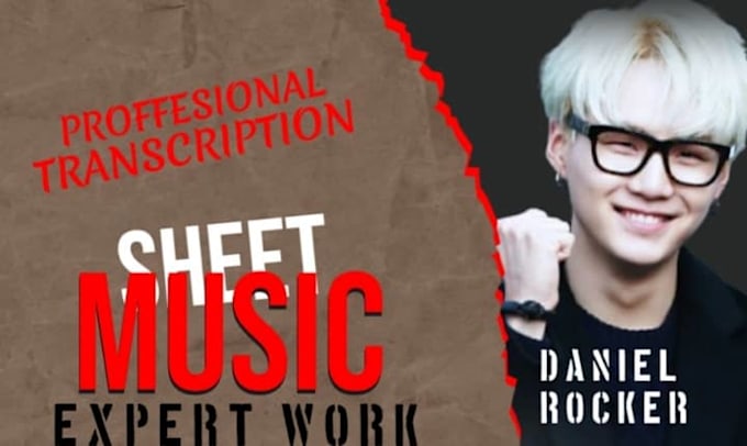 Do professional music transcription to sheet music, lead sheet, and ...