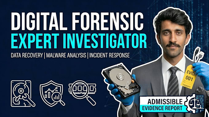 perform professional digital forensic investigation and analysis