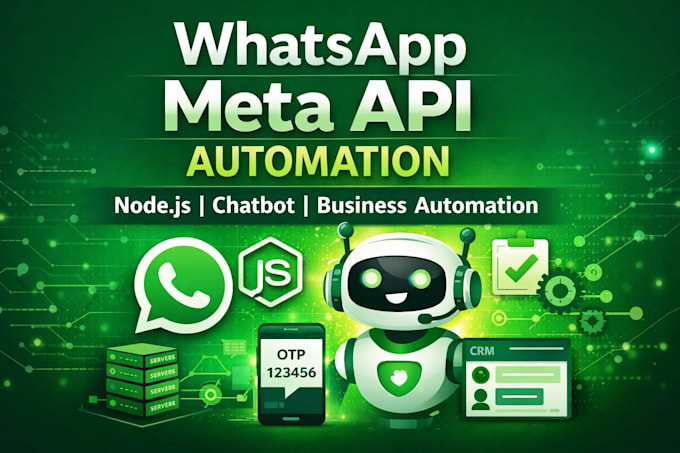 develop whatsapp chat bot using meta cloud API and node js