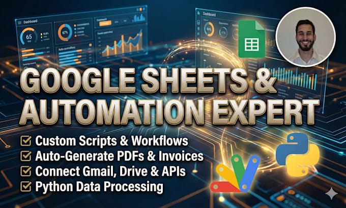 create custom google apps scripts to automate sheets, gmail, docs