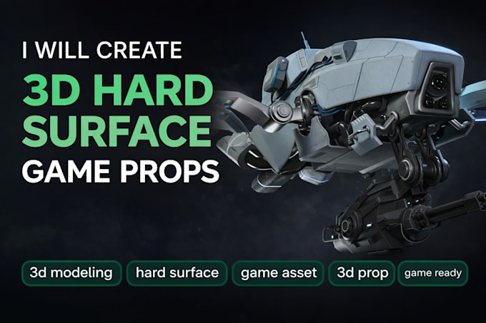 create detailed 3d mechanical or sci fi models