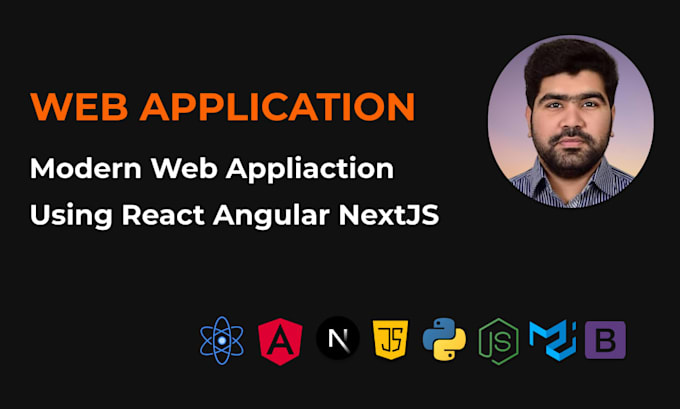 build modern web application using react angular next js