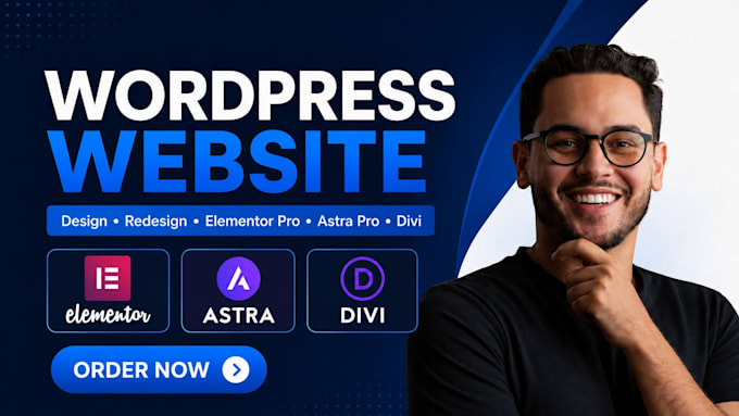 design wordpres website  wordpress website redesign elementor pro astra pro divi