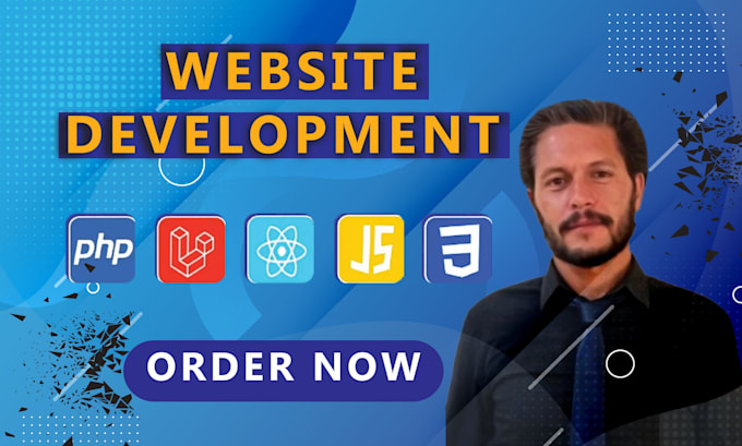 build custom website as full stack web developer using react laravel PHP