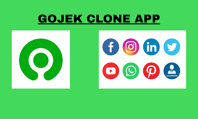 Gojek app gojek clone gejek on demand app multi service app taxi ...