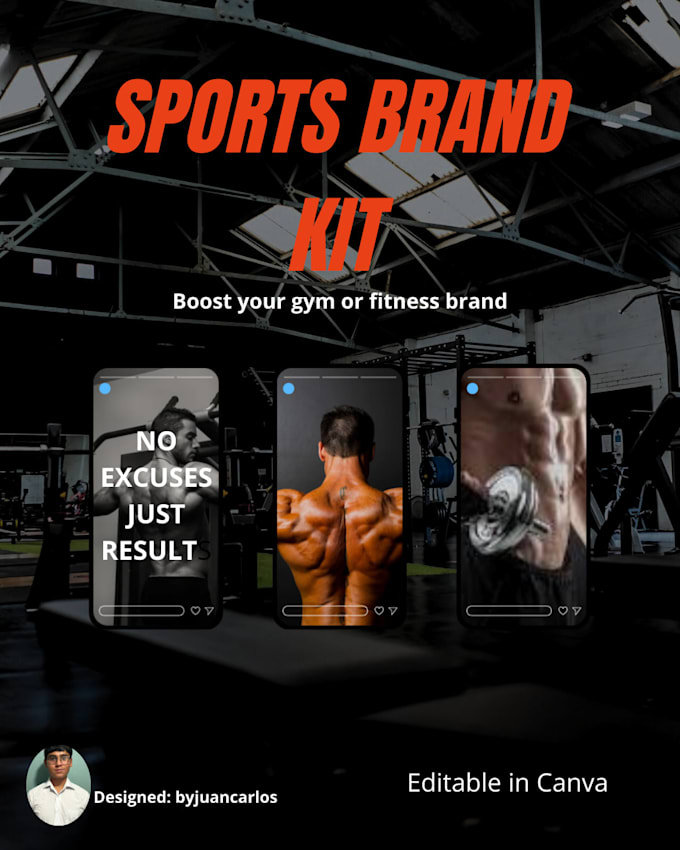Design a professional sports branding kit and social media assets by ...