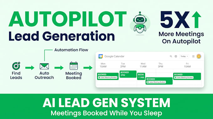 build an ai lead generation system that books sales meetings on autopilot