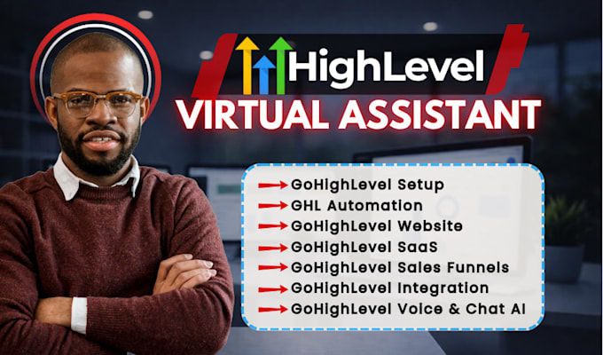 be your gohighlevel virtual assistant ghl VA for CRM and ghl automation setup