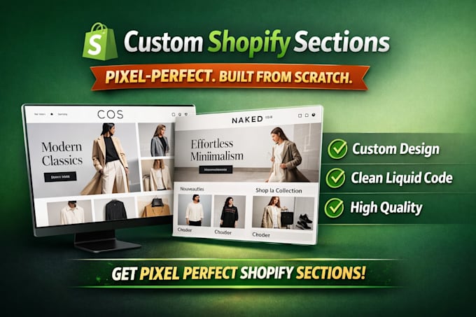 build a custom shopify liquid section from scratch