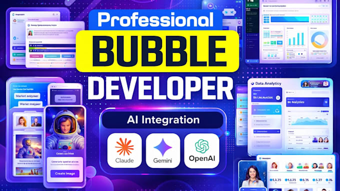 design bubble website bubble mvp saas bubble app developer