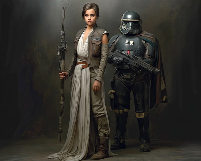 create cinematic sci fi space art inspired by epic galactic adventures