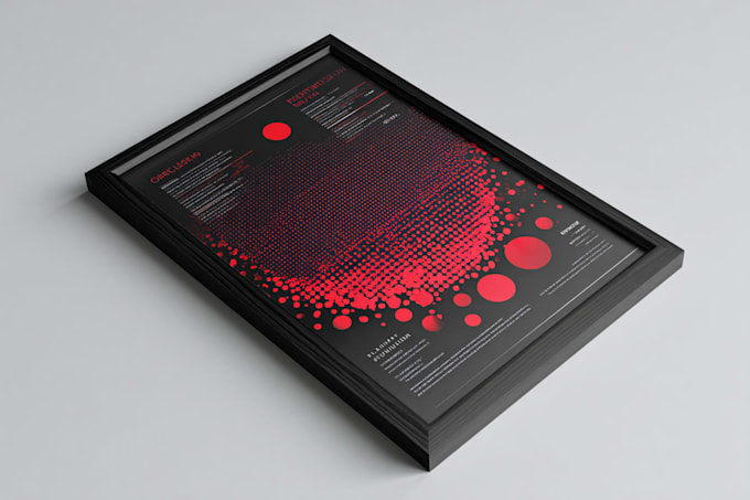 make a fabulous modern and professional poster