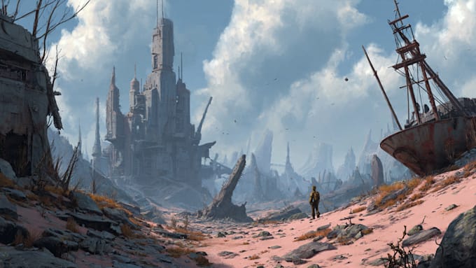 paint an environmental concept art
