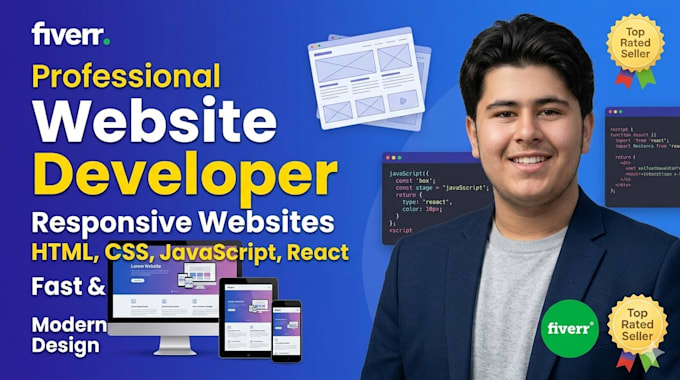 create modern responsiv website with HTML tailwindcss and js