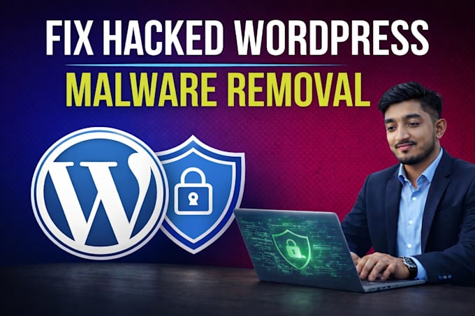 do wordpress malware removal, fix hacked wordpress and improve security