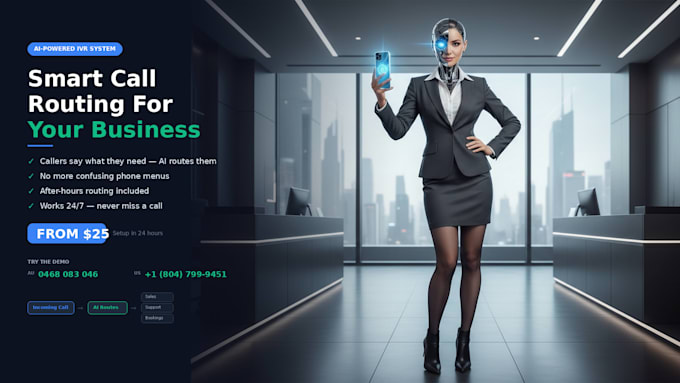 create a phone system with IVR call routing