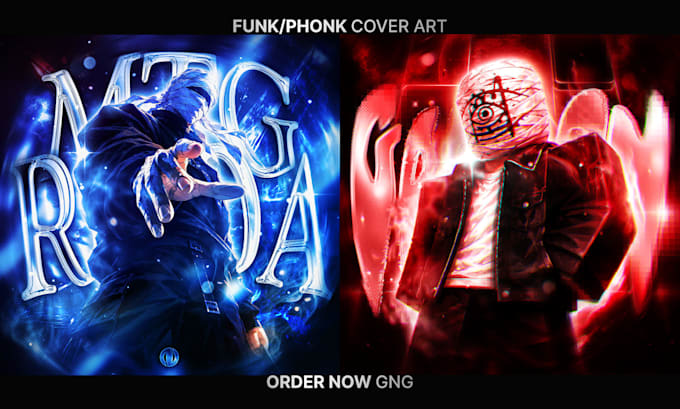 create pro phonk, funk cover art in 24 hours