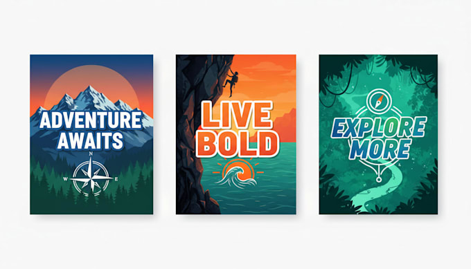 design bold social media promo visuals and content for your brand