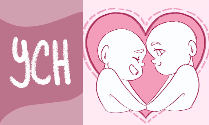 draw a ych romantic for a couple