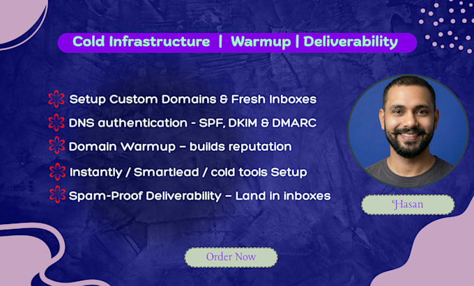 setup instantly ai or smartlead for cold email outreach and warmup