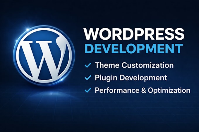 develop, customize or fix wordpress themes and plugins