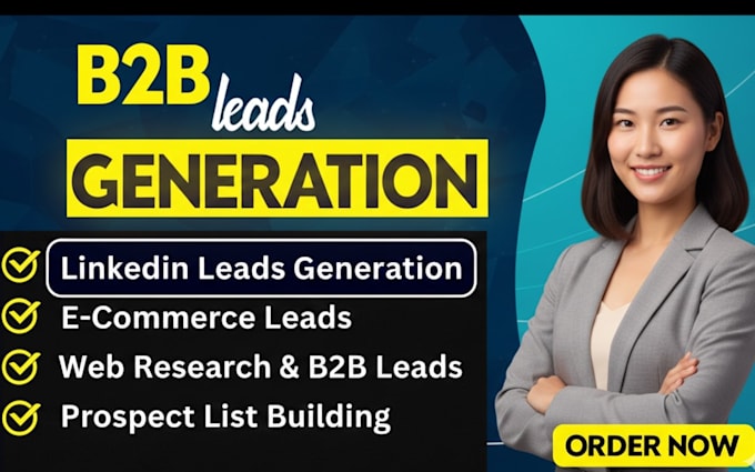 do targeted  b2b lead generation linkedin sales navigator lead list lead gen
