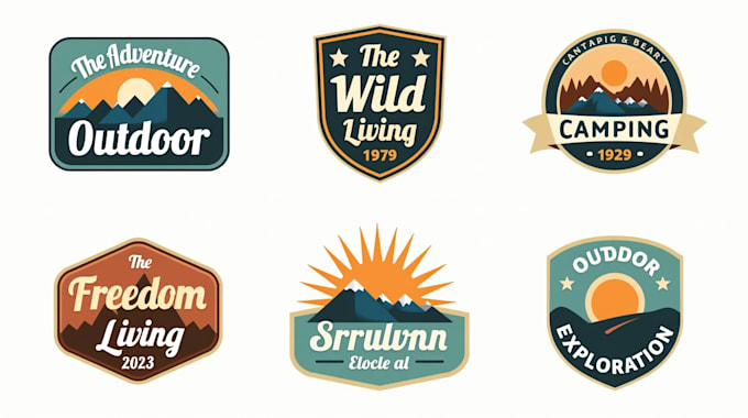 make an amazing mountain adventure logo with express delivery