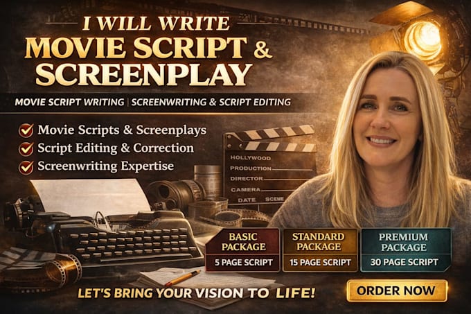 write movie script screenplay movie script writing screenwriting script editing