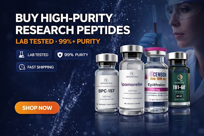 build supplement website, peptide ecommerce website, design peptide website