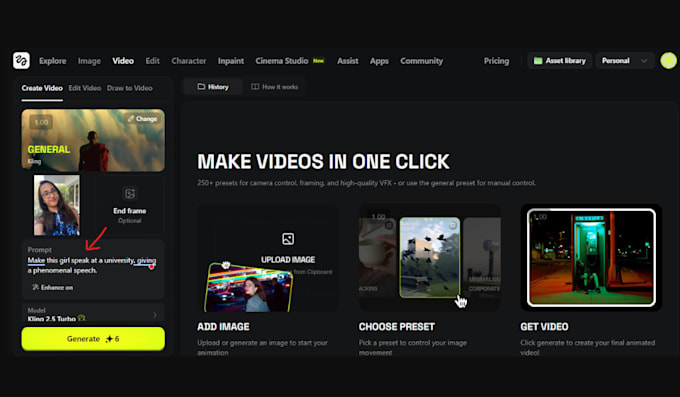 develop ai video generator super app with advanced features