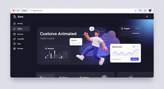 do realistic 3d rive animation, interactive rive animation for web and app