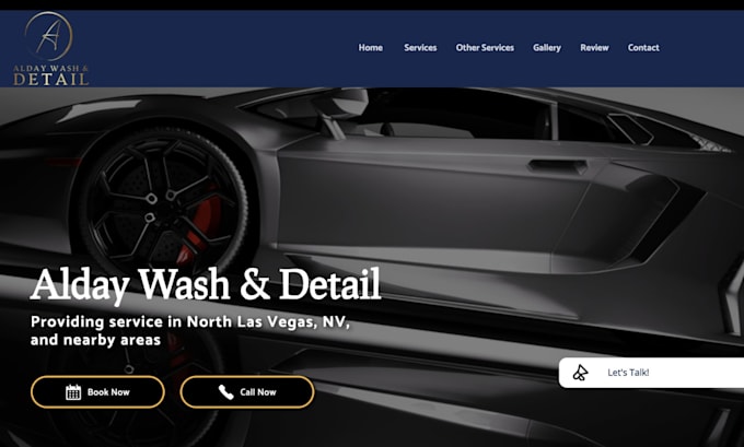 design squarespace mobile car detailing website paint correction auto website