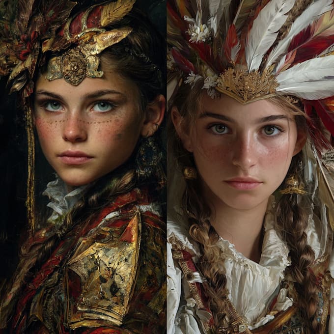 do realistic or fantasy portrait