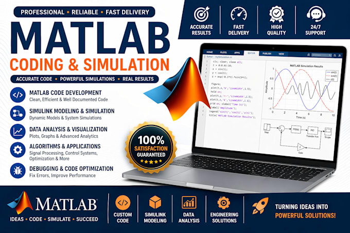 professional matlab designs, simulations, and modeling projects