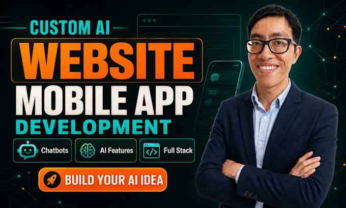 build ai website, ai mobile app
