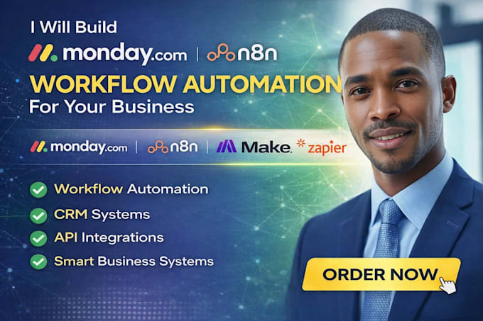 automation workflows with monday zapier make com and n8n